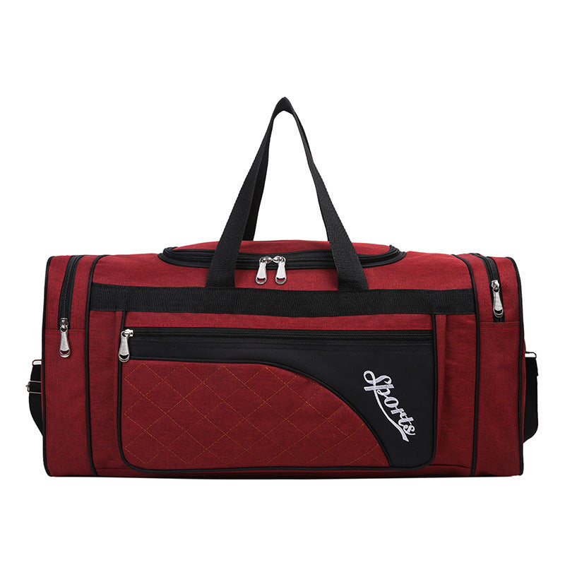 Embroidery Lingge Fitness Travel Bag Large Capacity Household