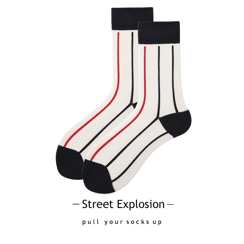 Cartoon Jacquard Sports Skate Socks