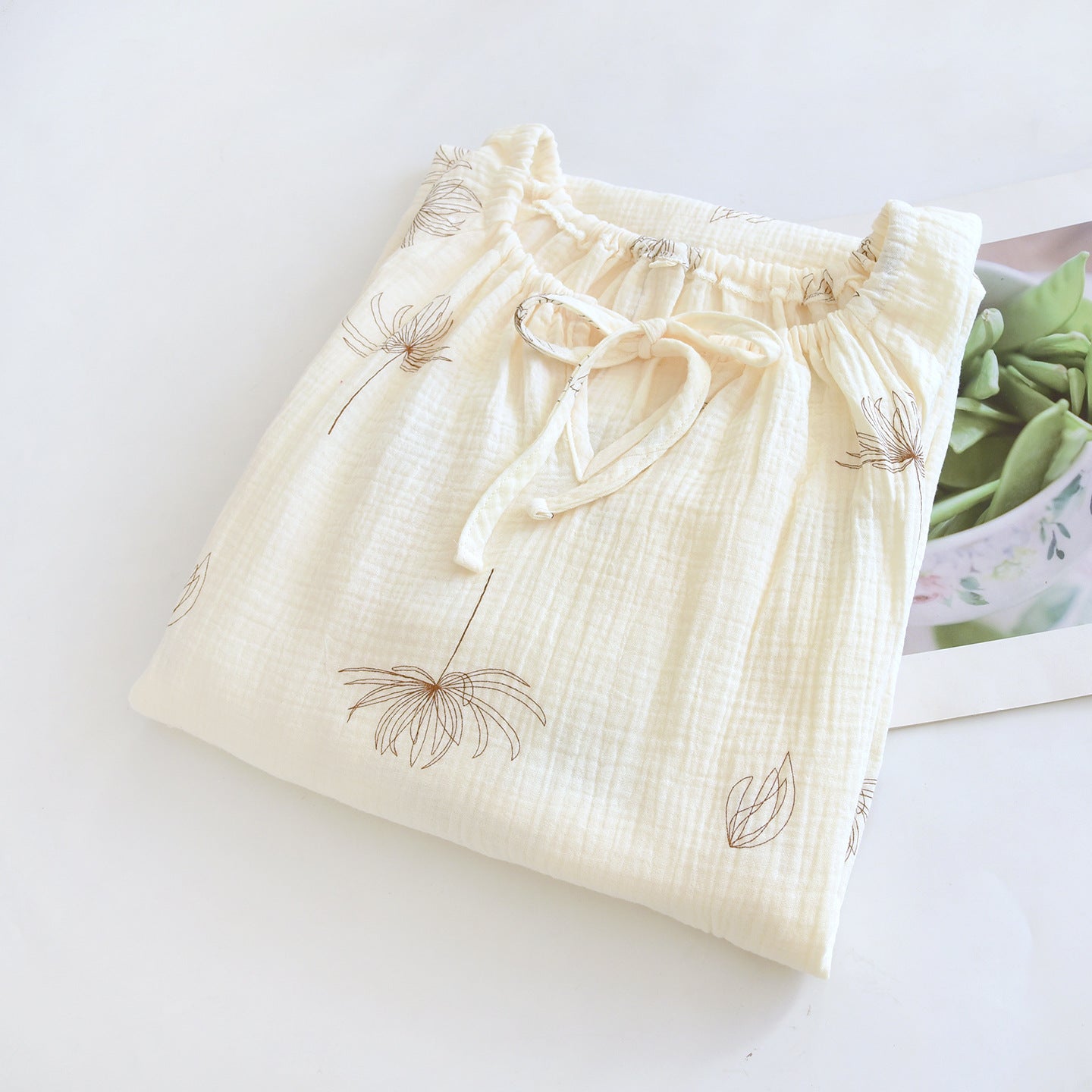 Womens Loose-fitting Japanese-style Dress For Loungewear