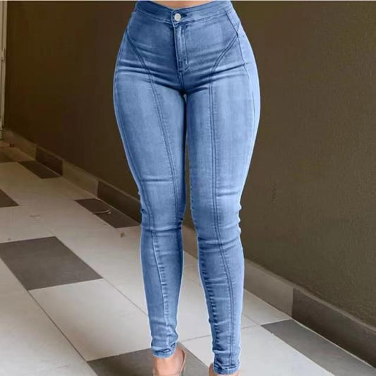 Højtaljede Skinny Jeans til Kvinder