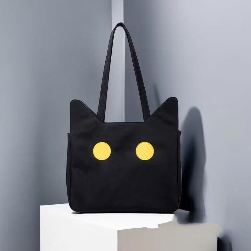 Sweet Cool Cat-shaped Nylon Tote Bag