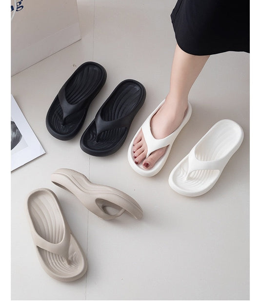 Grænseoverskridende Flip-flops Udendørs skridsikre Deodorant All-match Strand Seaside Flip-flops