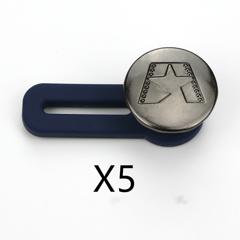 No Sew Jeans With Adjustable Expansion Waist Button