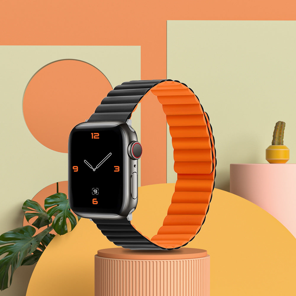 Applicable Magnetic Silicone Watch Strap