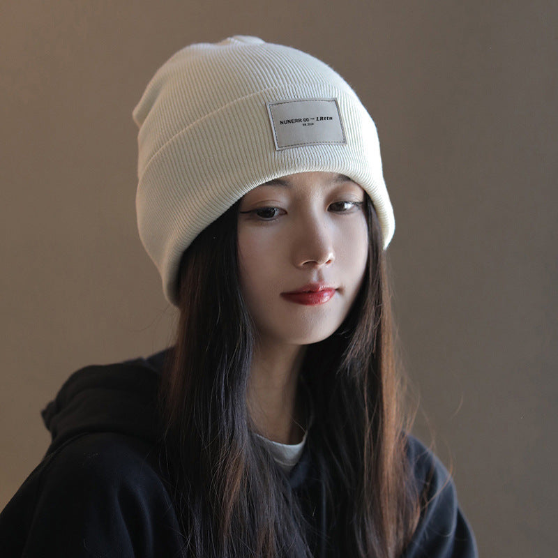 Knitted Hat Women's Winter Korean Style Fashion All-matching