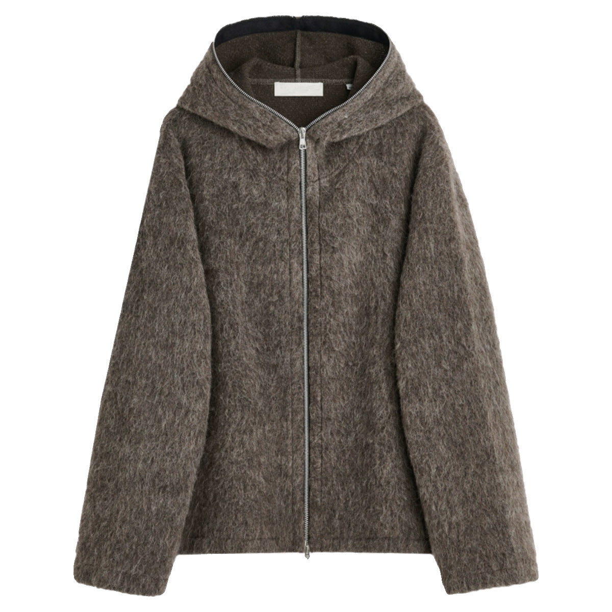 High-grade Wool Hooded Woolen Coat