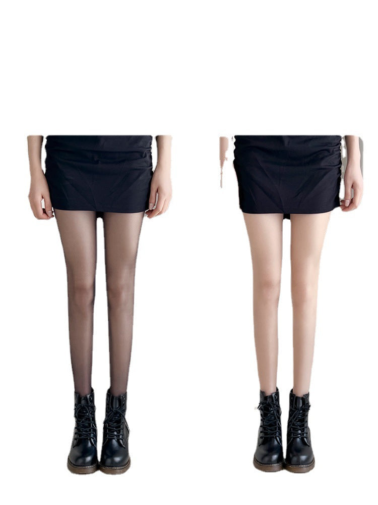 Pineapple Anti-hook Ultra-thin Long Light Leg Black Silk Flesh Color Sexy Stockings