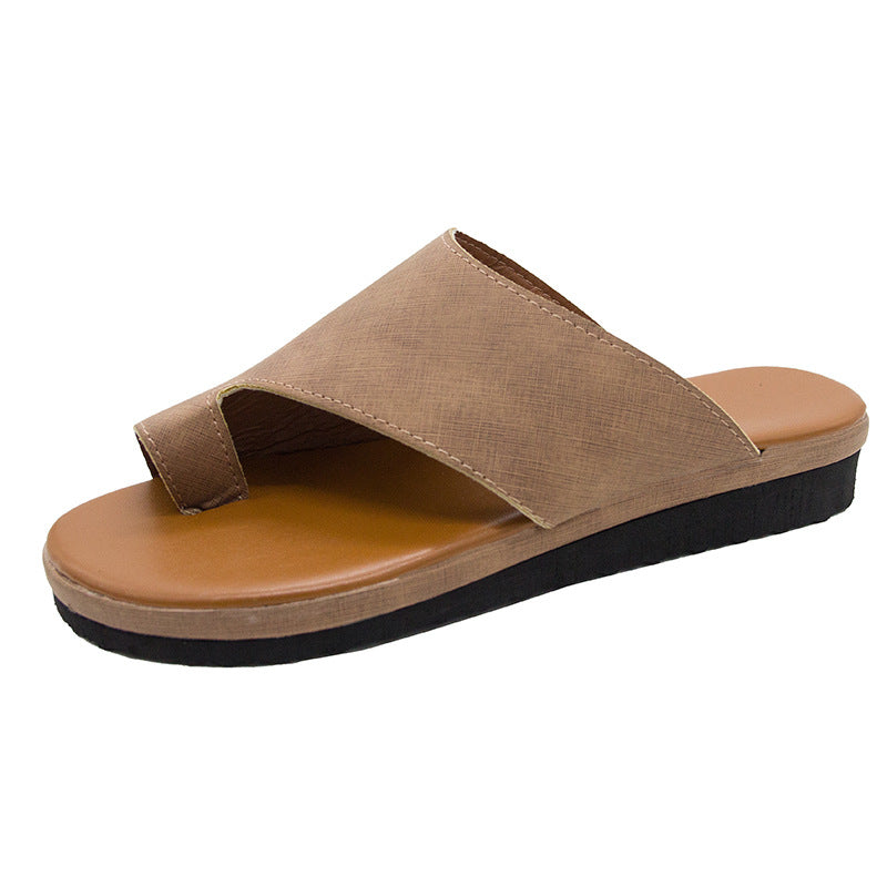 Women PU Leather Shoes Comfy Platform Flat Sole Ladies Casual Soft