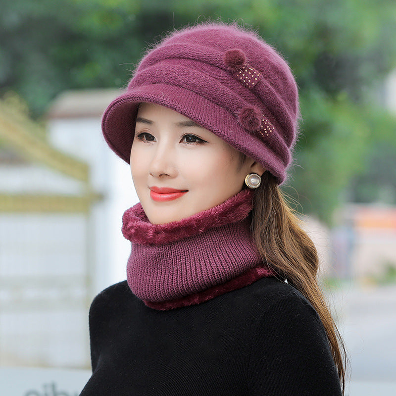 Women's Warm Fleece Elegant Hat Grandma