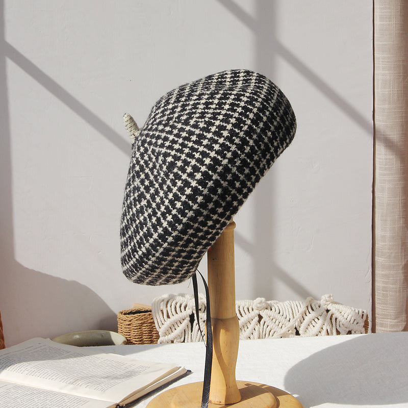 Versatile And Fashionable Literary Lattice Octagonal Hat
