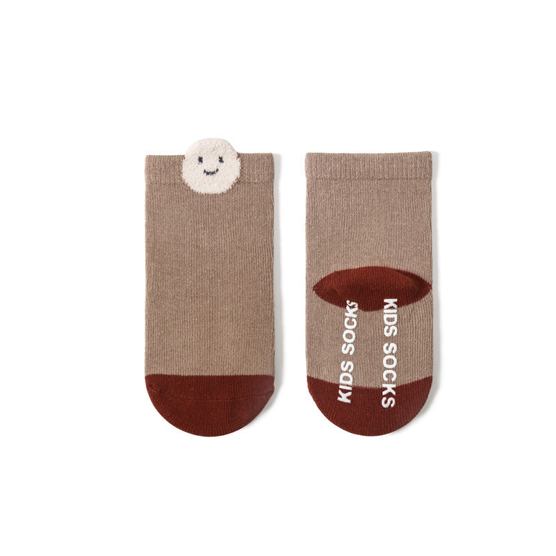 Middle Tube Cartoon Children Floor Socks