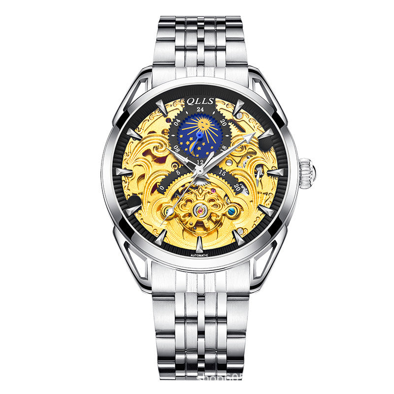 Mechanical watch fully automatic dial