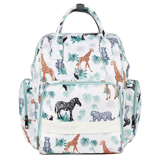 Fashion Waterproof Printed Nylon Multi-functional Large Capacity Backpack Portable Mummy Bag