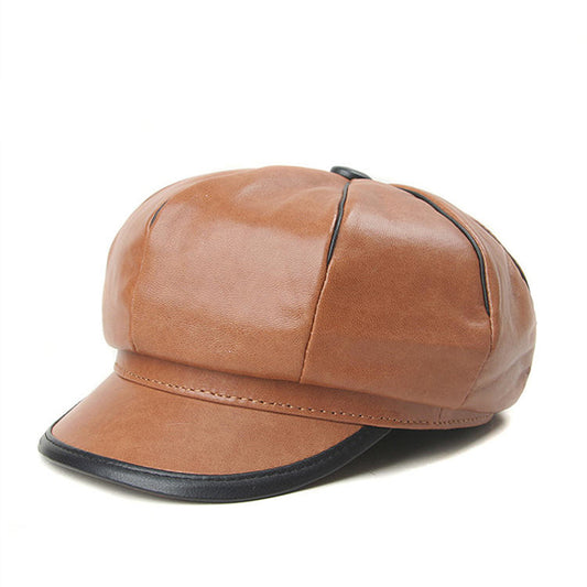 Retro lammeskind farvematchende baret