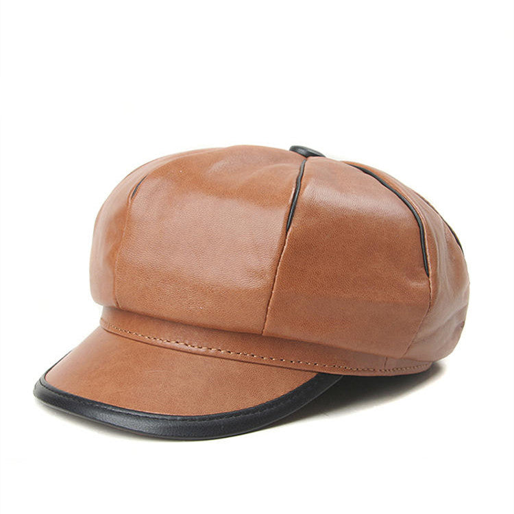 Retro lammeskind farvematchende baret
