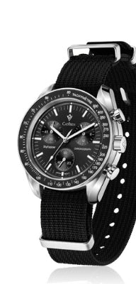 Cadisson Quartz Watch Movement Big Three Eyes Multi-functional Casual Waterproof