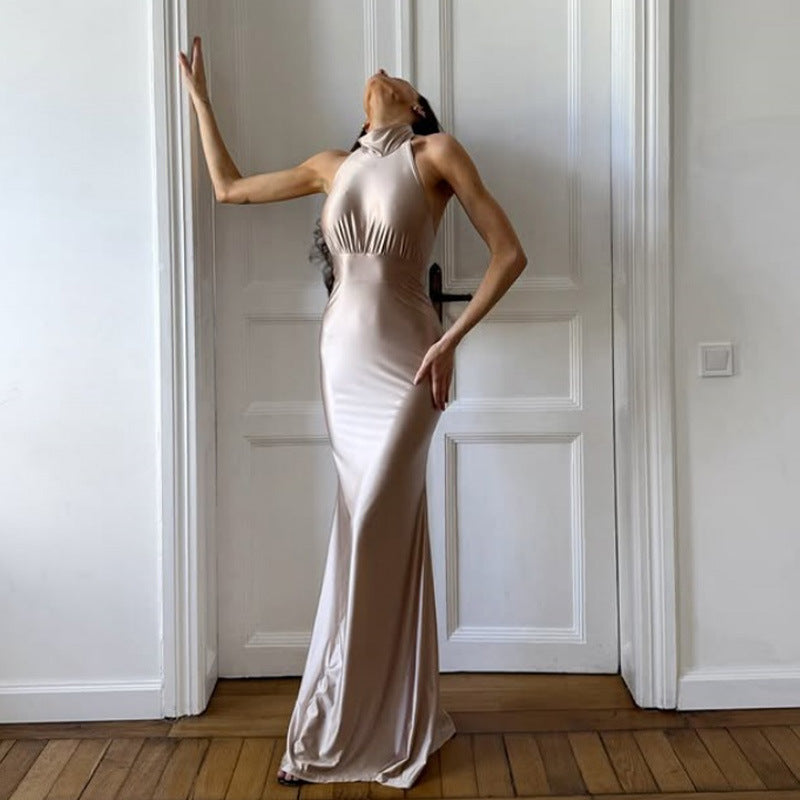 Womens Fashion Textured Figure-hugging Dress
