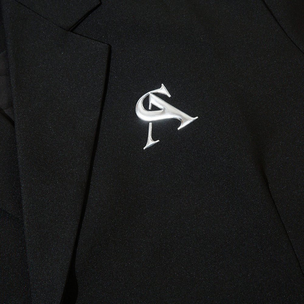 Men's Foam Letter Printed Suit