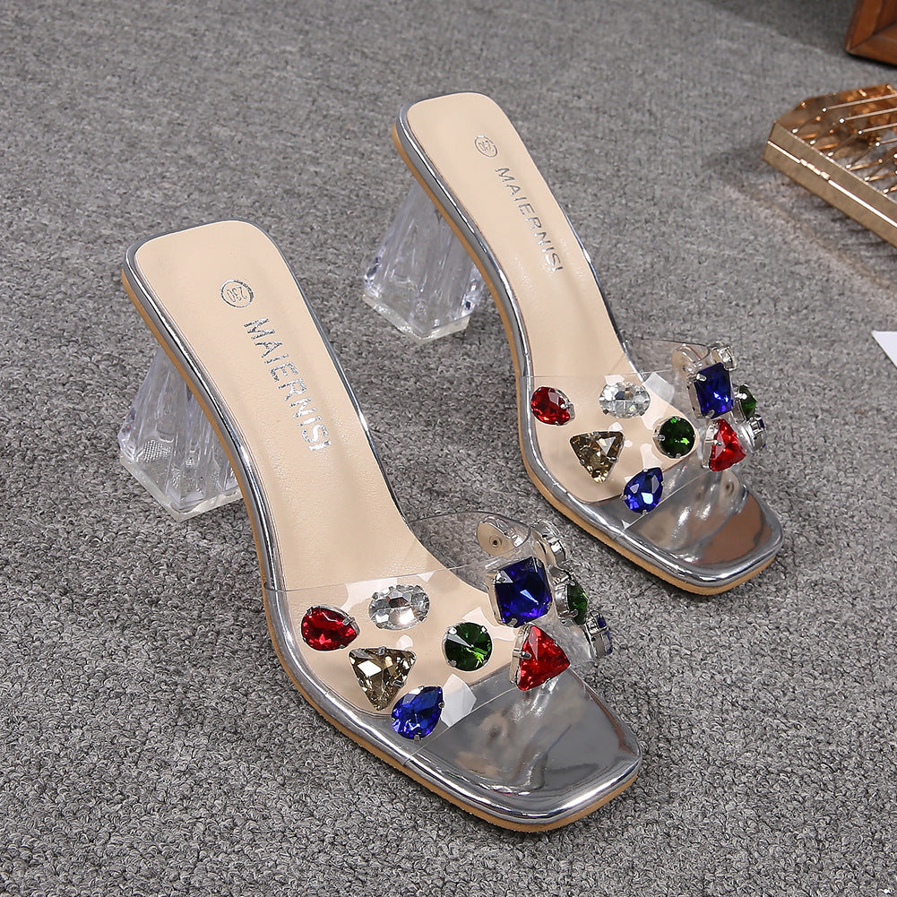 Low cut women's plus size sandals