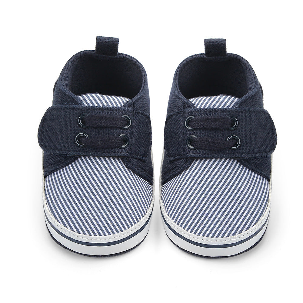 Year Old Velcro Plaid Soft Bottom Comfortable Non Slip Baby Shoes Baby Toddler Shoes Factory Direct Sales 2070