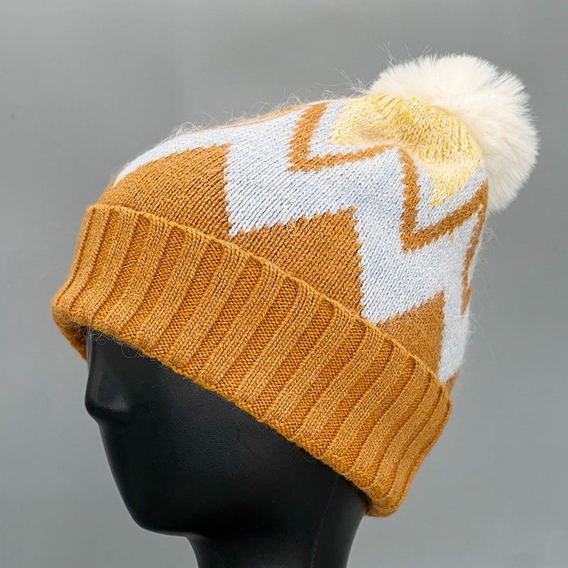 Women's Warm Hat Retro Plaid Wool