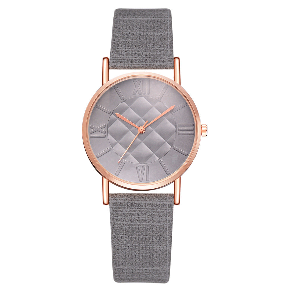Lovers Pu with quartz watch