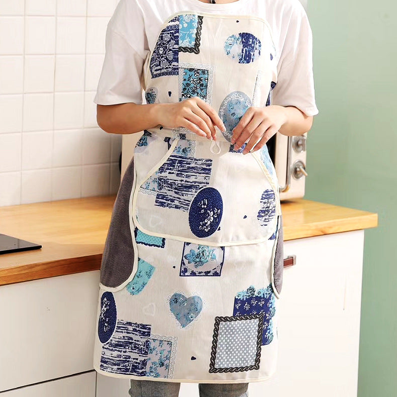 Waterproof and oil drain apron