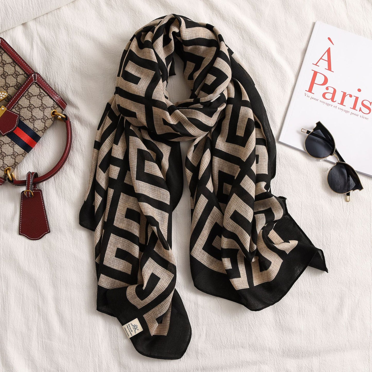 All-match warm scarf dual-use