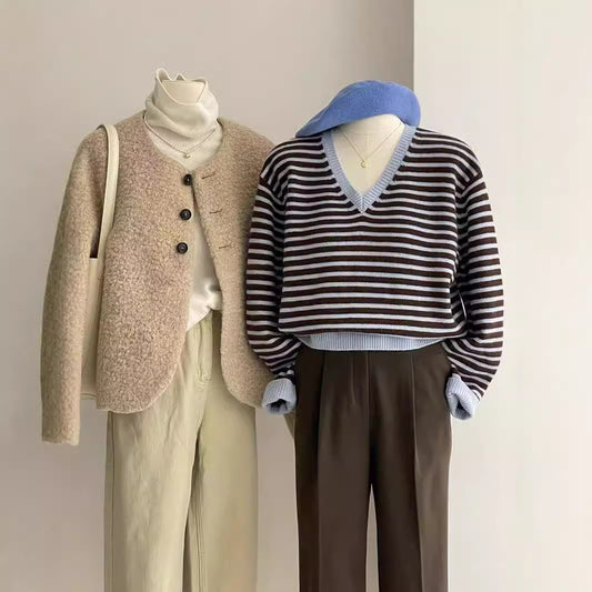 Women's Small Fragrance Short Lamb Fur Coat