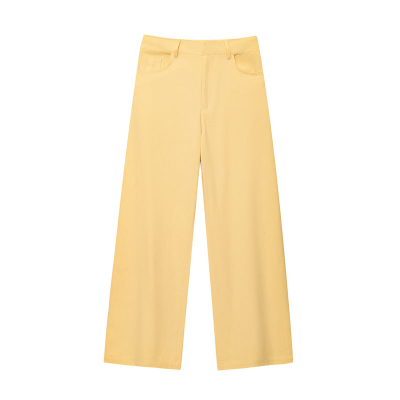 Women's Loose Wide Leg Straight-leg Pants
