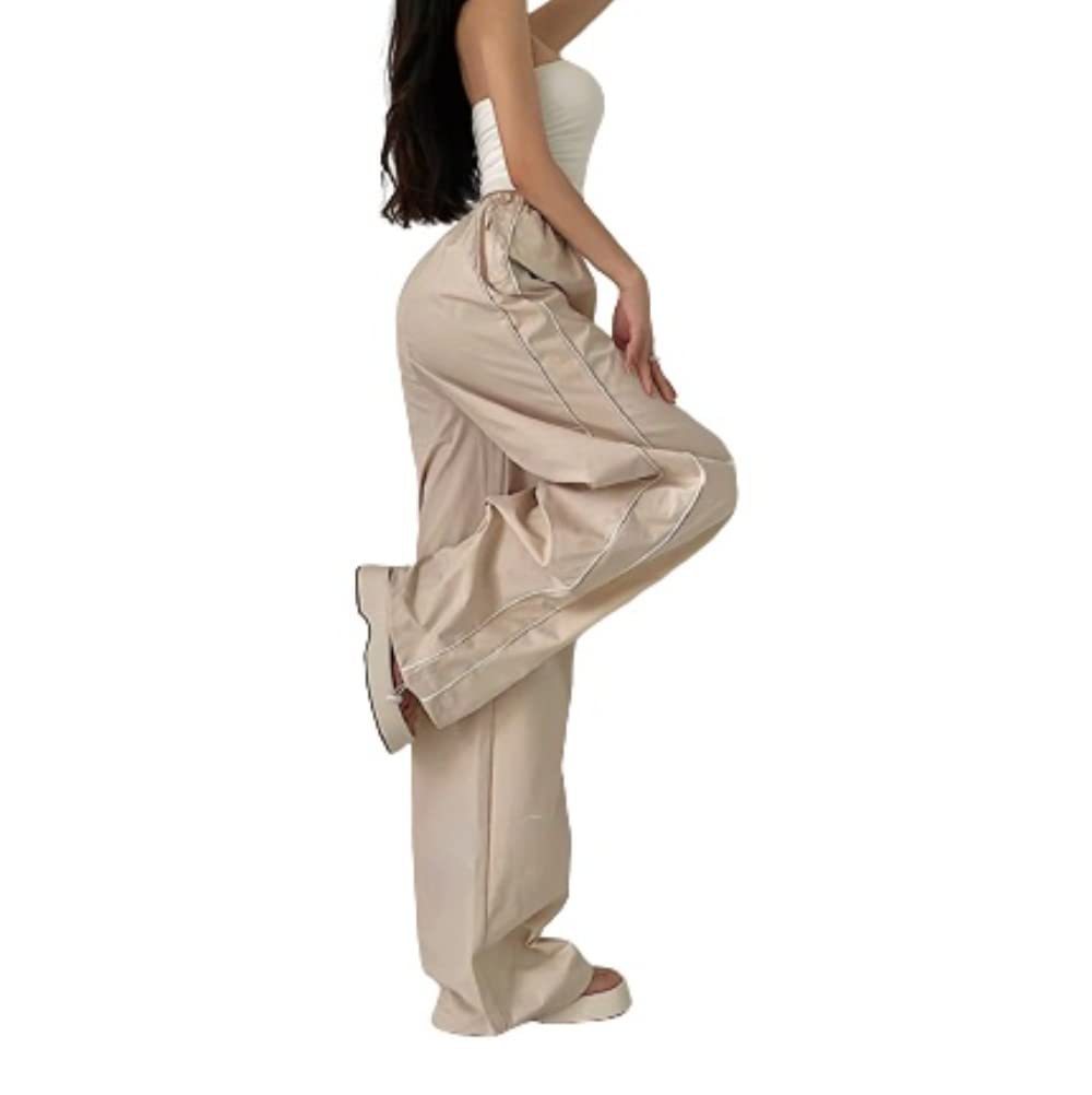 New Stylish Casual Wide-leg Pants With Drawstrings On Both Sides