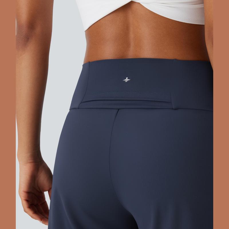 Pants High-waisted Multi-pocket Design Comfortable Feel
