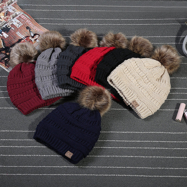 European And American Knitted Woolen Hat