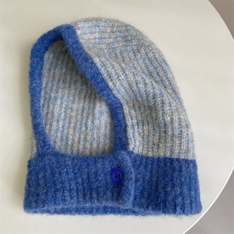 Women's Integrated Cold Proof And Warm Knit Hat