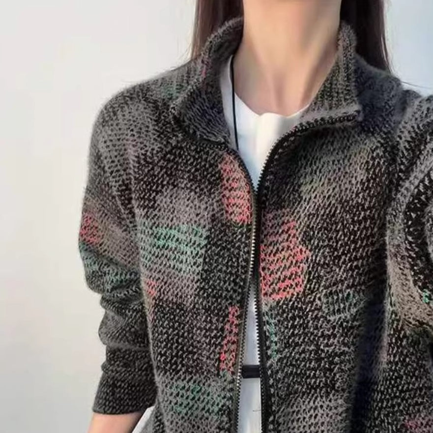 Mens Trendy Brand High-End Casual Knitted Cardigan Coat
