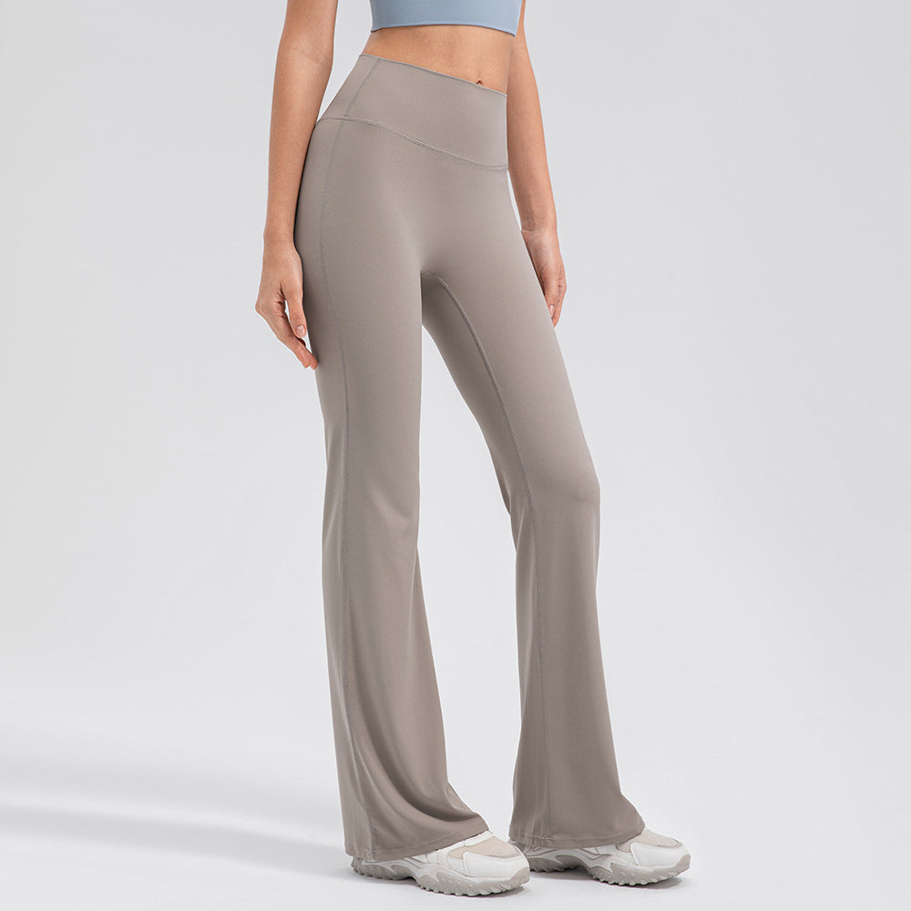 Female High Waisted Hip Lifting Micro Trumpet Yoga Pants