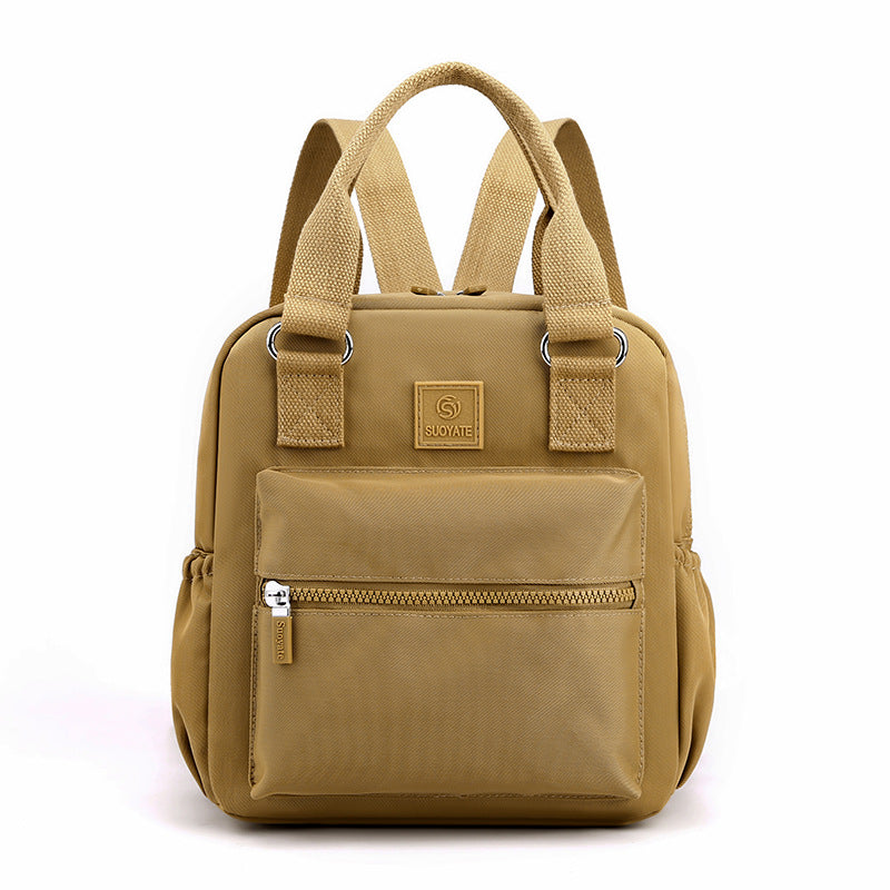Solid Color Backpack Female New Fashion