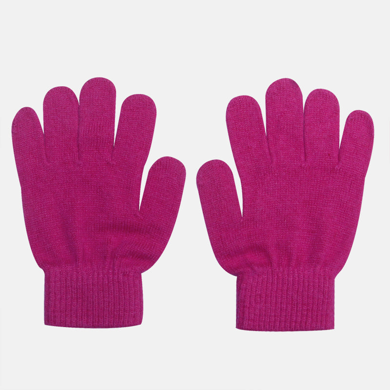 Rent Cashmere Femfingervanter til Børn Drenge og Piger
