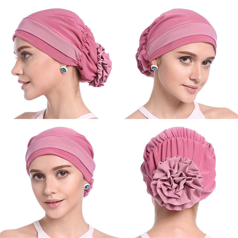 Fashion Double Color Board Bead Caps