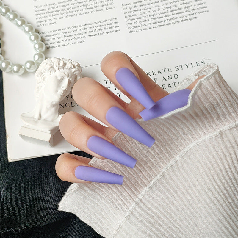 Matte Matte Super Long Ballet Nail