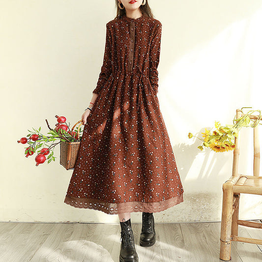 Slimming Relaxed-fit Plus-size Dress With A Defined Waist