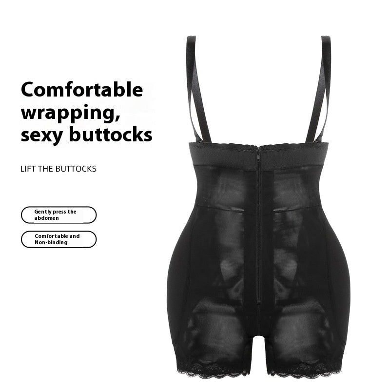 Women's Belly Contracting And Hip Lifting One-piece Corset Sling Waist Contracting
