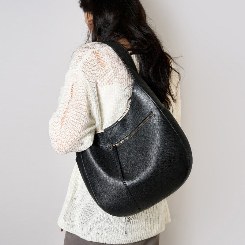High Quality Top Layer Cowhide Tote Advanced Simplicity