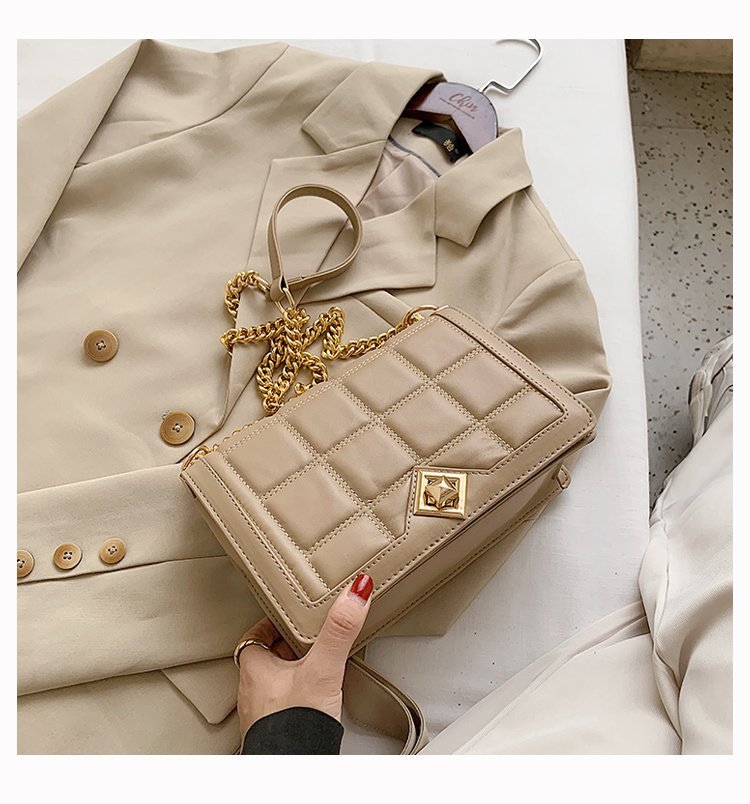 One Shoulder Chain Small Square Bag Crossbody