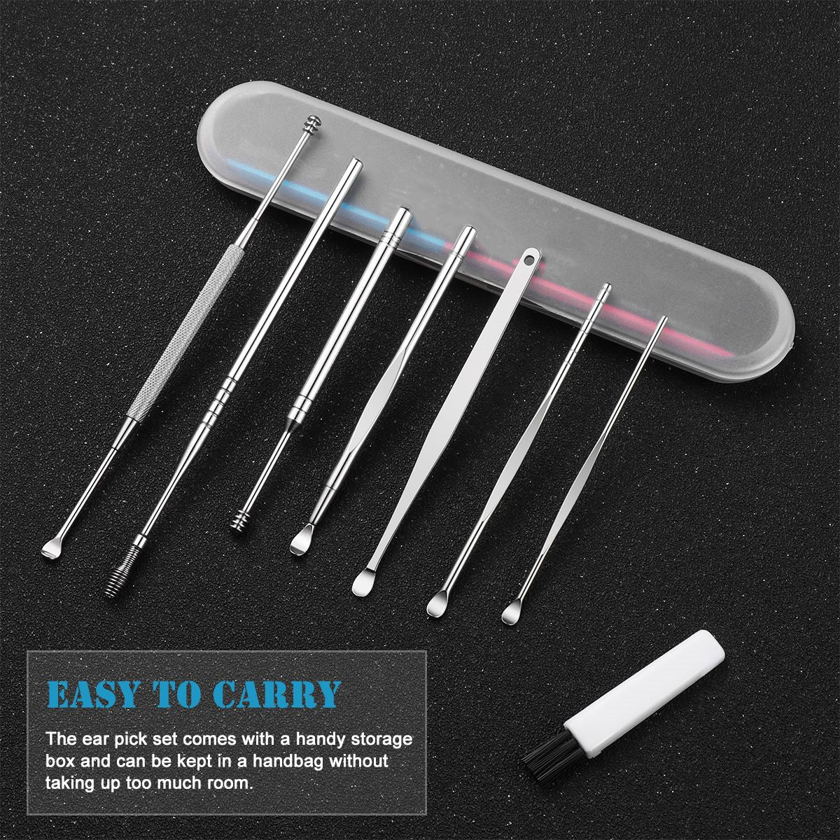 8-piece kit for earwax removal