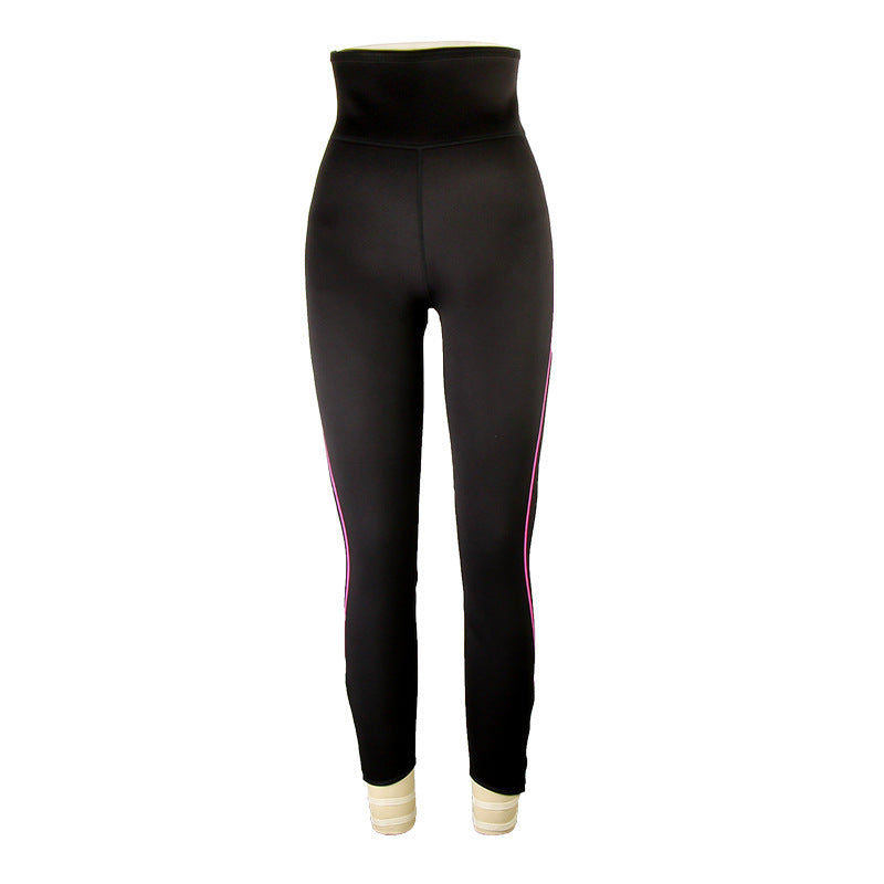 High-Waist Sports Sweating Sweat Pants Outdoor Running Fat Burning