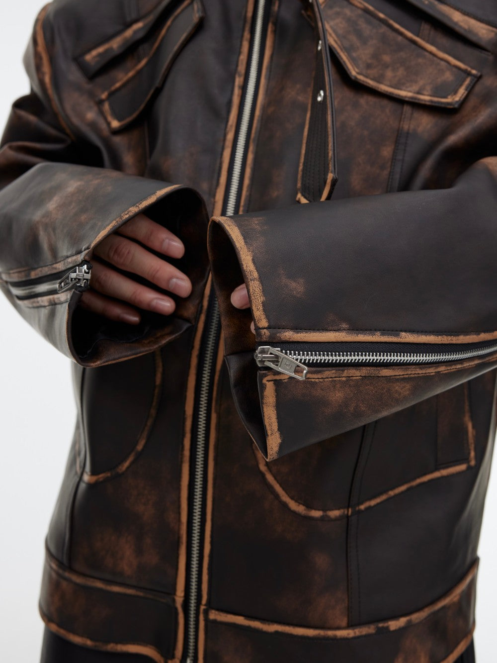Leather Jacket Loose And Short Style