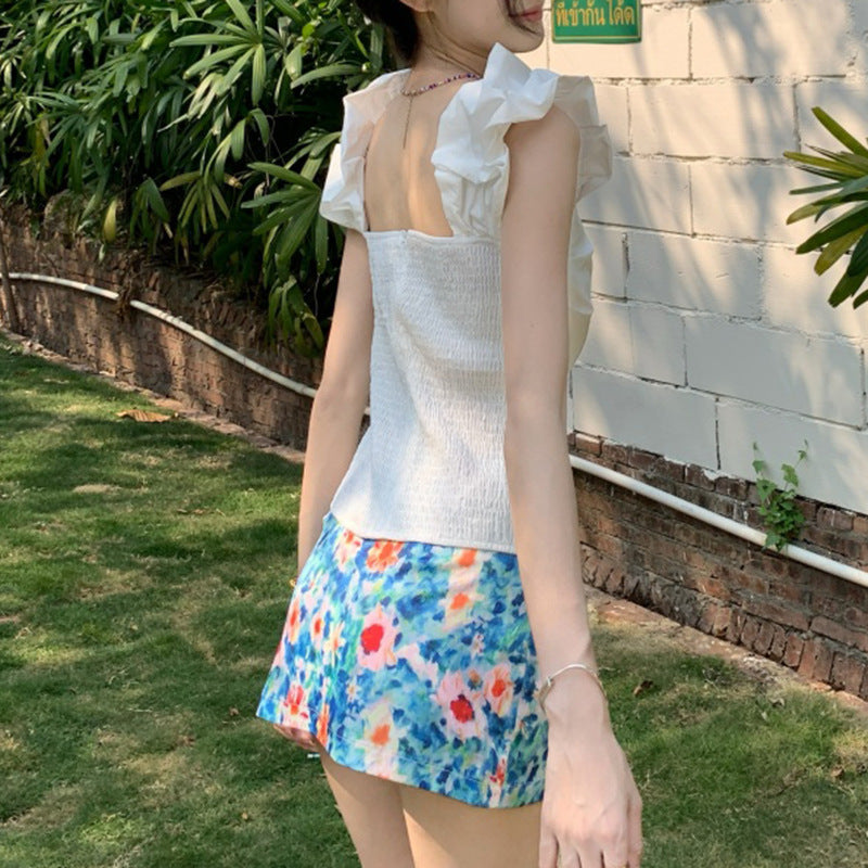Stylish And Minimalist Womens Short Sleeve Set