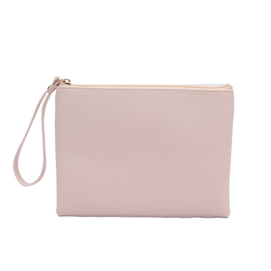 Girls Fashion Cosmetic Portable Hand Leather Buggy Bag