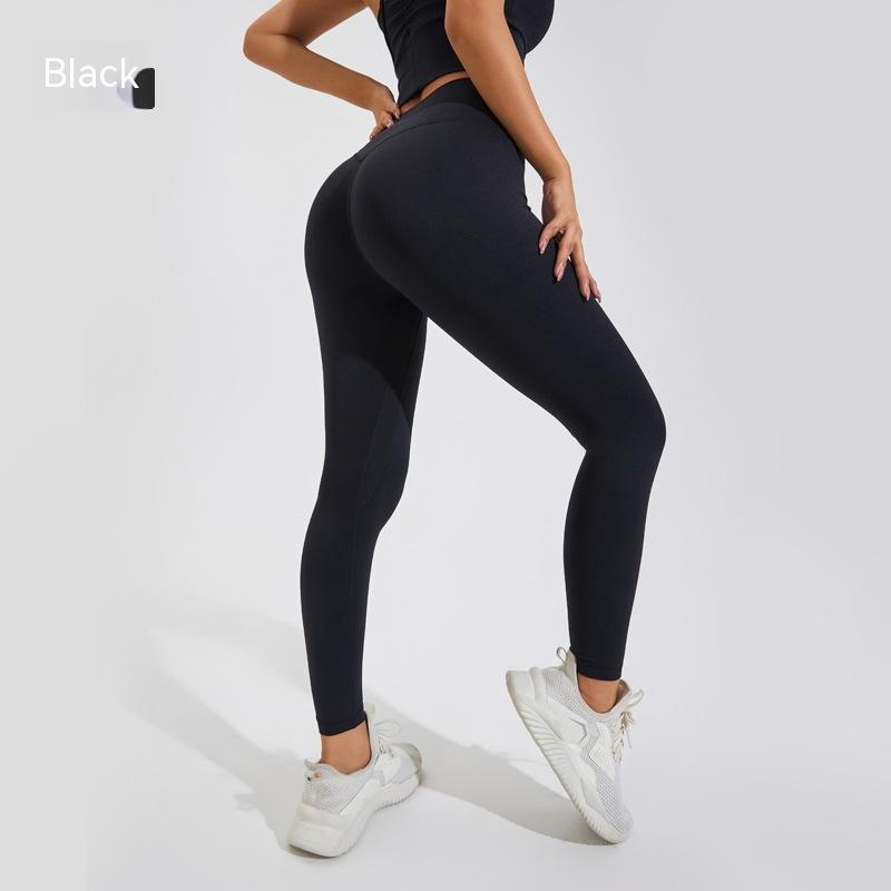 Nude Feel Yoga Pants High Waist Pocket Quick-drying